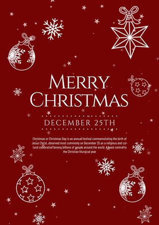 圣诞节圣诞树圣诞老人闪亮装饰电商促销折扣海报