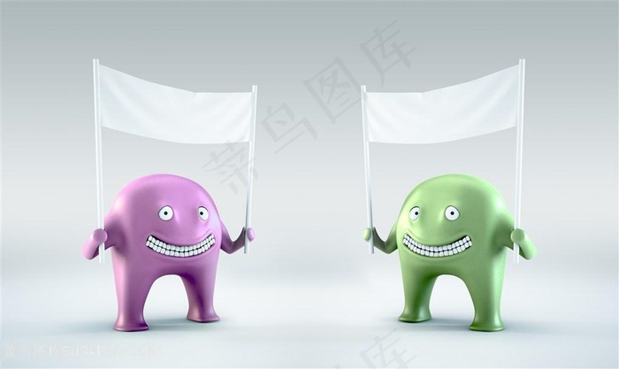 卡通小人创意高清图片