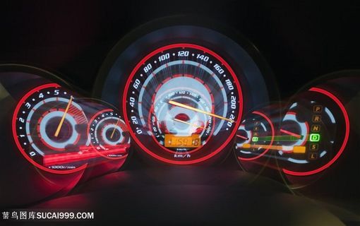 炫酷汽车仪表盘高清图