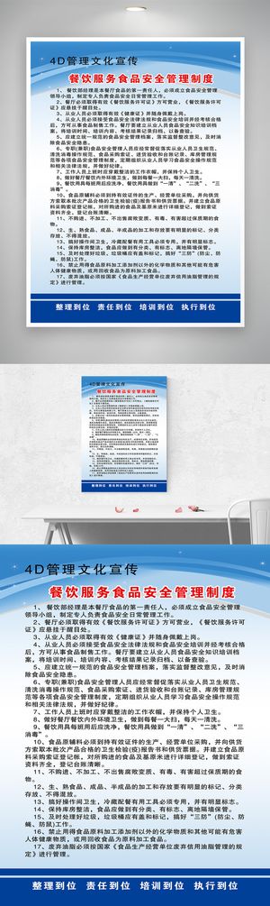 大气食品安全教育展板设计
