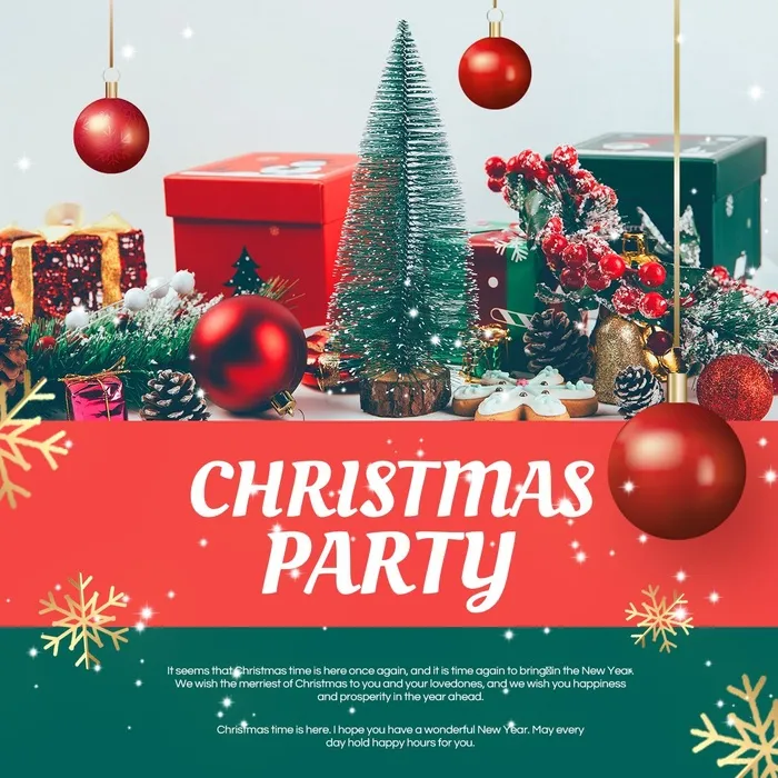 圣诞节圣诞树圣诞老人闪亮装饰电商促销折扣海报psd模版下载