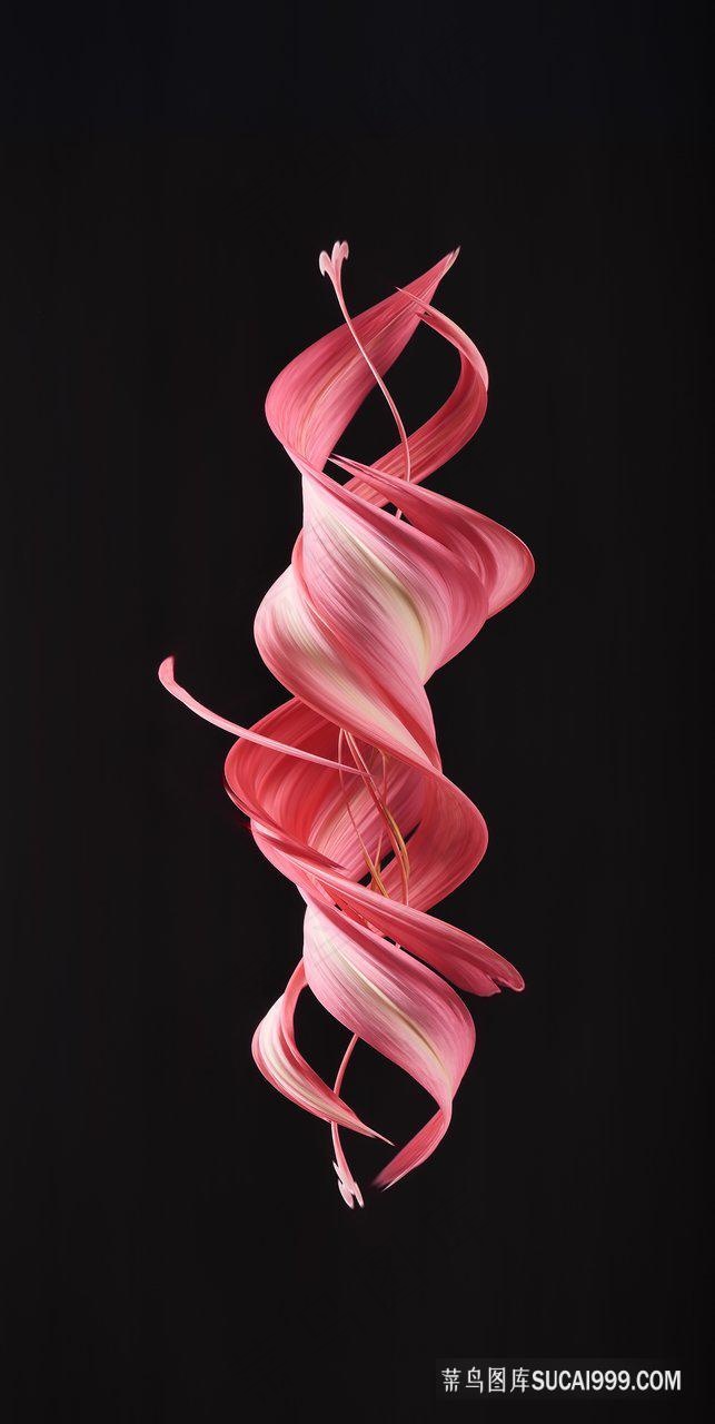 螺旋状花瓣造型摄影图片