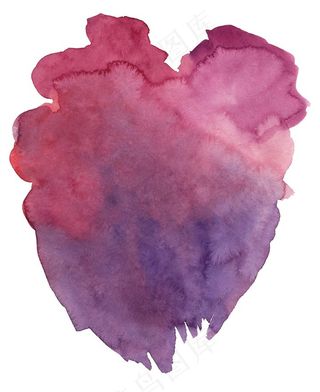 玫红色水墨渐变晕染高清图片