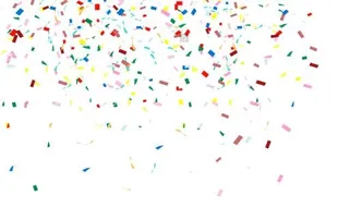 五彩纸屑 PNG免抠