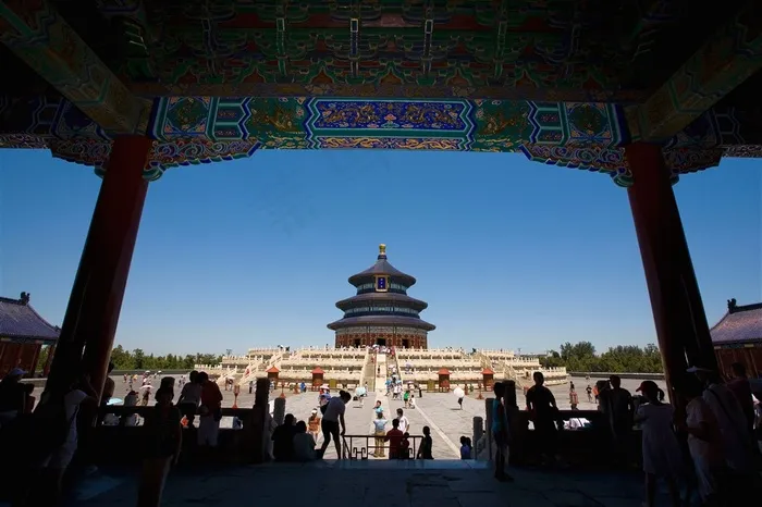 天坛祈年殿北京素材