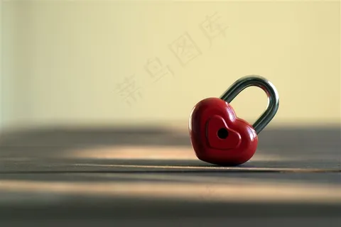 可爱的心形锁