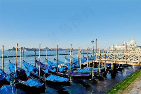 高清港口美景风景画