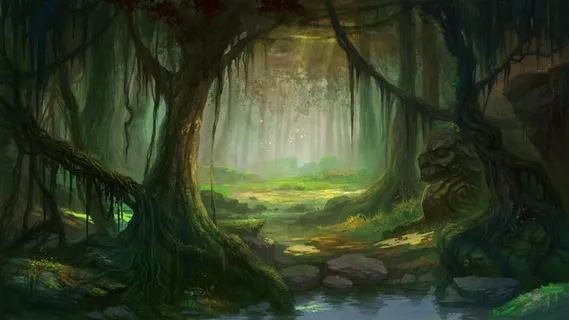 唯美仙境森林风景图片 唯美仙境森林风景图片