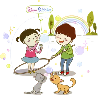 卡通 素材 人物 动画 插图