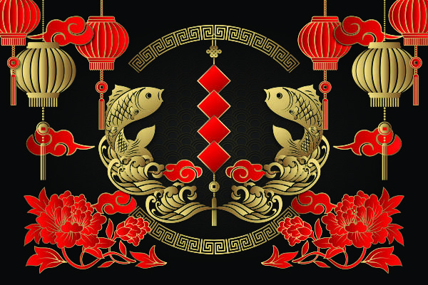 设计装饰礼盒祝贺新年eps,ai矢量模版下载