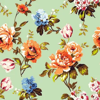 花卉唯美手绘花朵面料纹理手机壳布料面料印花服装矢量图案素材