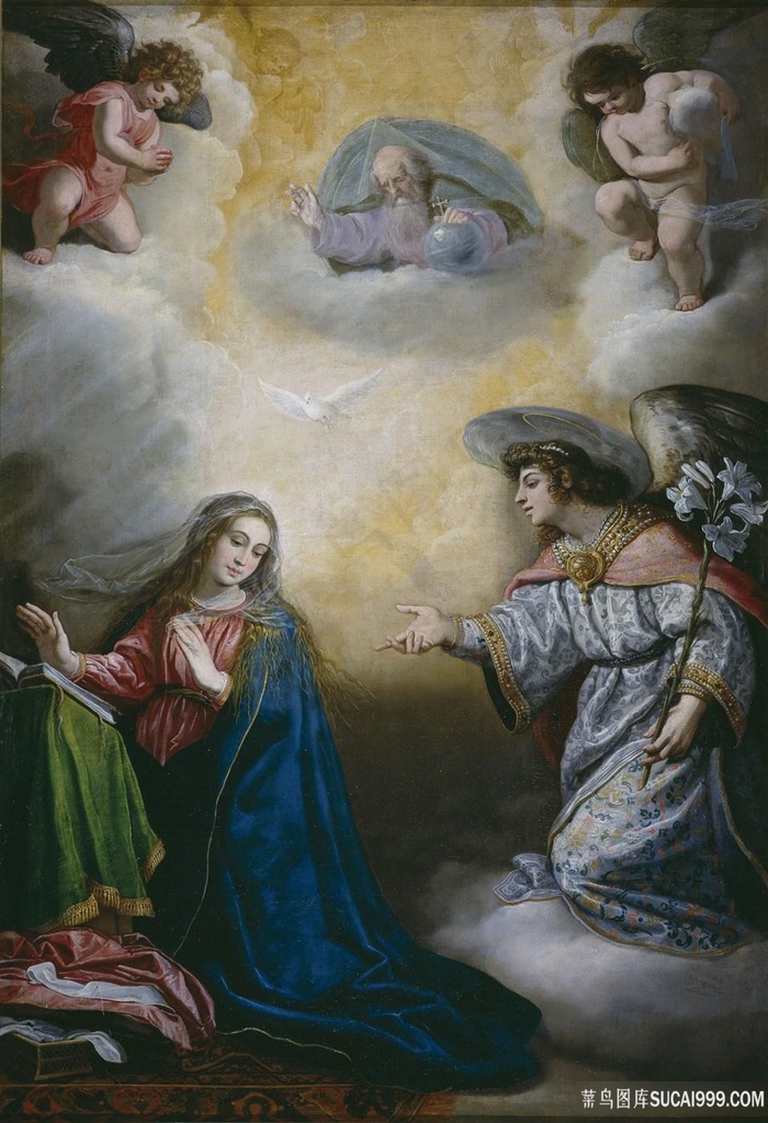 卡杜佐，维森特-拉-登广告人物油画