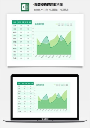 11-图表模板通用面积图预览图