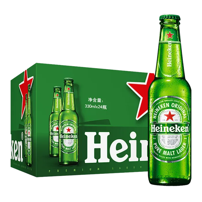 喜力 (2)啤酒超市商品白底图免抠实物摄影png格式图片透明底