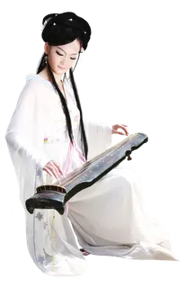 07 (11)免抠元素 免抠摄影 美女 人物 服装 古风 演奏