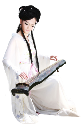 07 (11)免抠元素 免抠摄影 美女 人物 服装 古风 演奏