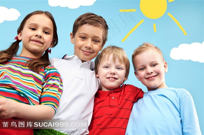 快乐儿童合影图片