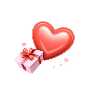 情人节520爱心礼物礼盒浪漫免抠
