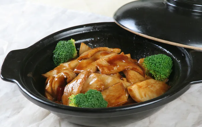 烧汁双菇煲