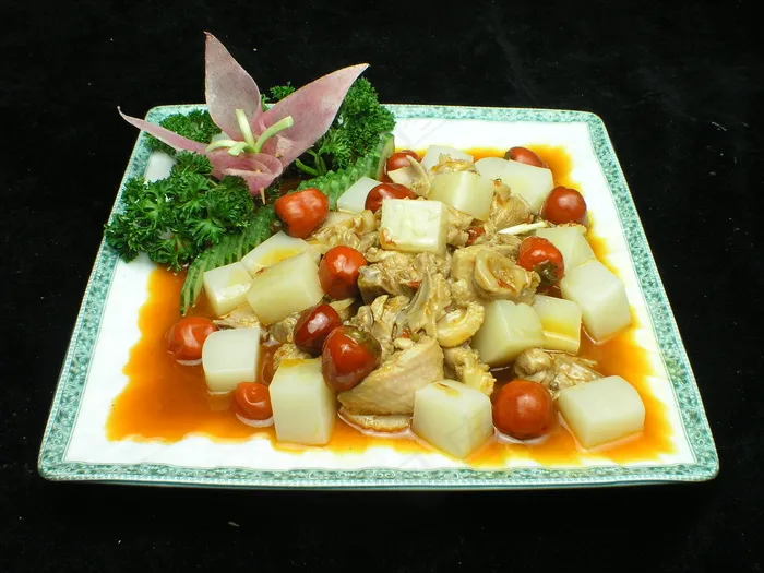 家常菜美食菜谱菜单魔芋烧鸭