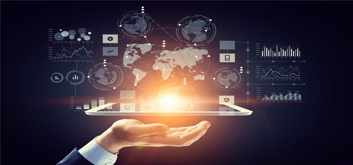 金融互联网科技大数据通讯商务背景