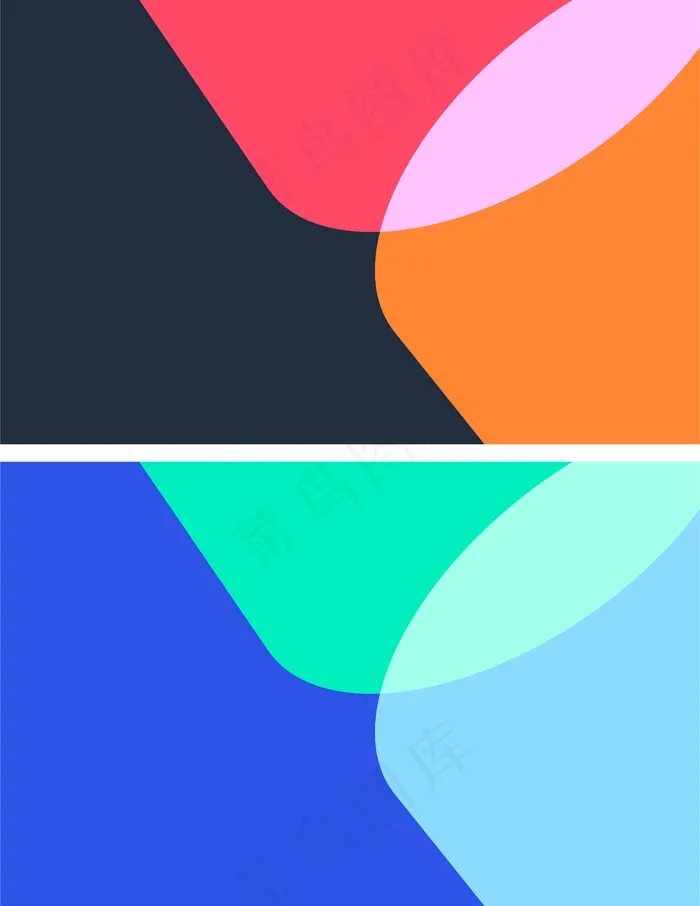 炫彩几何图形背景 几何艺术设计psd模版下载