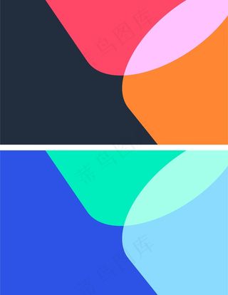 炫彩几何图形背景 几何艺术设计