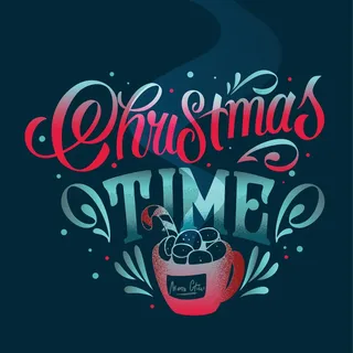 圣诞节圣诞树圣诞老人闪亮装饰电商促销折扣海报