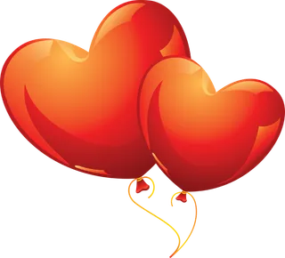心形气球图