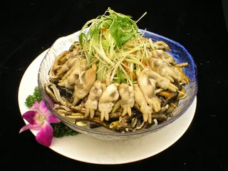 蒸菜 热菜 菜*油鳝蛏