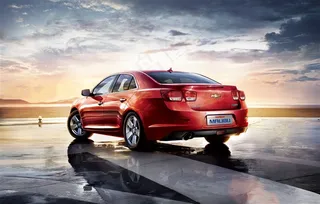 雪佛兰绚丽户外海景广告高清大图