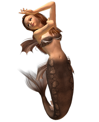 10 (10)免抠 设计 元素 二次元 美人鱼