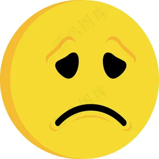 黄色快哭表情图片 黄色快哭表情图片