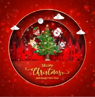 设计冬天圣诞节背景