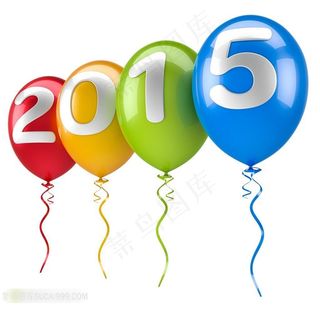 元旦汽球时尚背景