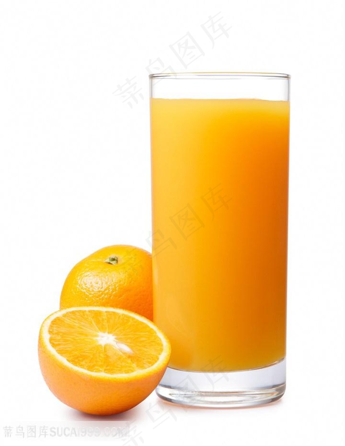 新鲜的果汁橙汁高清图片