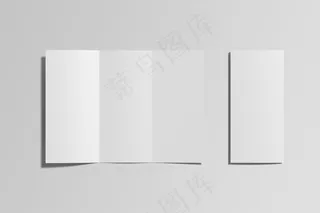 折页 样机  三折页 智能贴图 折页样机 三折页模板 三折页样机 