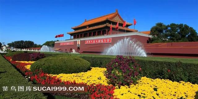 *侧面及花坛高清素材