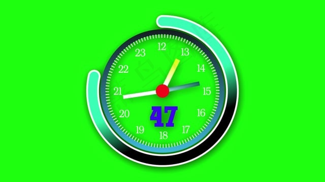 钟, 时间, 绿色, 墙纸