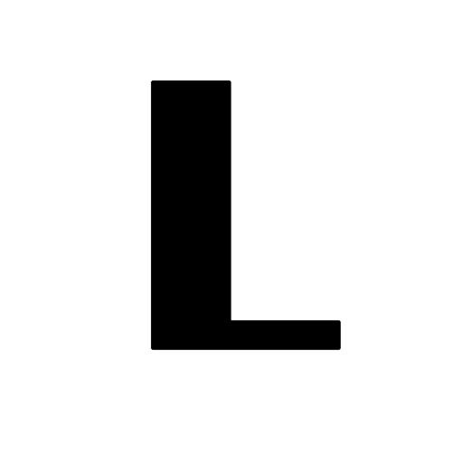 字母L PNG免抠(1500x1500)