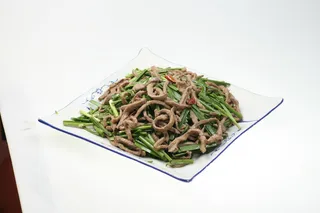 16韭菜炒腰丝 (5)-农家乐