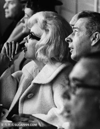 黑白梦露装饰画