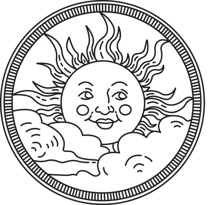 塔罗牌线稿免抠素材