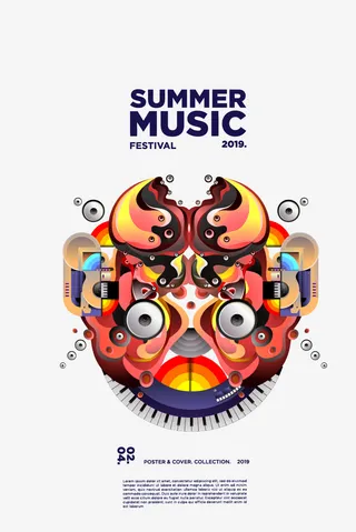 音乐系列免抠失量图