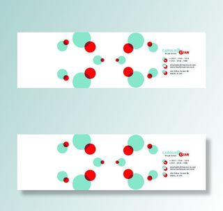 精美国外名片设计模板矢量素材