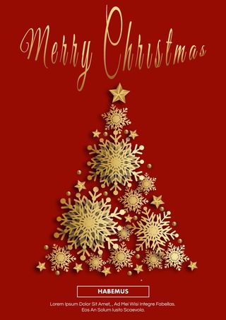 圣诞节圣诞树圣诞老人闪亮装饰电商促销折扣海报