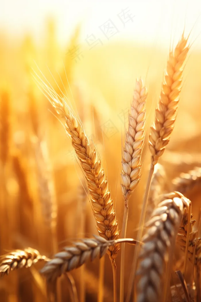 金黄小麦麦田成熟摄影图(2688x4032)