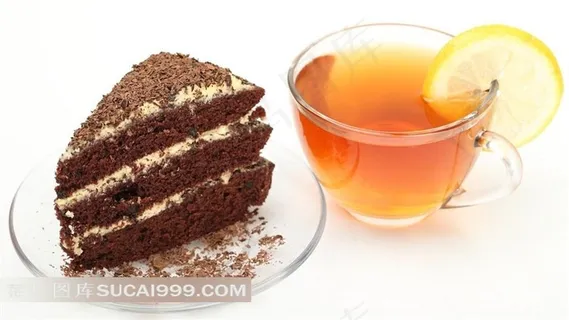 美味的巧克力蛋糕高清图