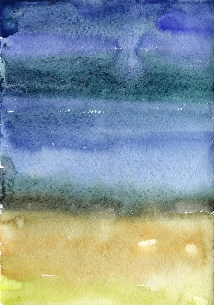 美丽的水彩绘画景色高清素材