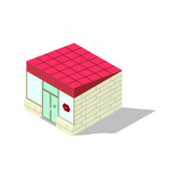 分析图素材图标集合景观建筑立面插画场景AI矢量图形设计eps,ai矢量模版下载